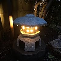 Amazon.co.jp: 信楽焼 灯籠（とうろう） 10号六角雪見【ok-0043